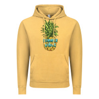 Vintage Mustard summer vibes pineapple Vintage Hoodie - BarkalooDesign