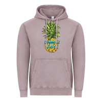 Vintage Zinc summer vibes pineapple Vintage Hoodie - BarkalooDesign