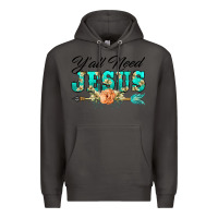 Smoke y'all need jesus arrow lily flowers Premium Hoodie - BarkalooDesign
