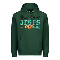Sports Green y'all need jesus arrow lily flowers Premium Hoodie - BarkalooDesign