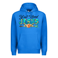 True Royal y'all need jesus arrow lily flowers Premium Hoodie - BarkalooDesign