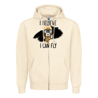 Sandshell I Beleive I Can Fly, Dog, Zipper Hoodie - Bettercallsaul
