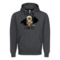 Smoke I Beleive I Can Fly, Dog, Zipper Hoodie - Bettercallsaul