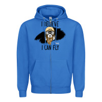 True Royal I Beleive I Can Fly, Dog, Zipper Hoodie - Bettercallsaul