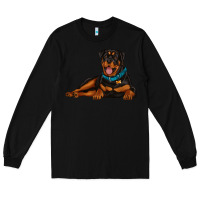 Black rottweiler Long Sleeve Tee - Artiststas