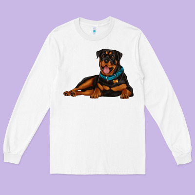 Rottweiler Long Sleeve Tee Designed By Artiststas