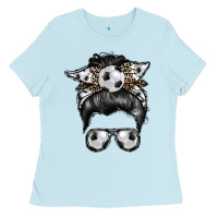 Baby Blue soccer mom Ladies Tee - RacoonDesign