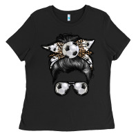 Black soccer mom Ladies Tee - RacoonDesign