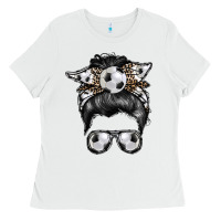 White soccer mom Ladies Tee - RacoonDesign