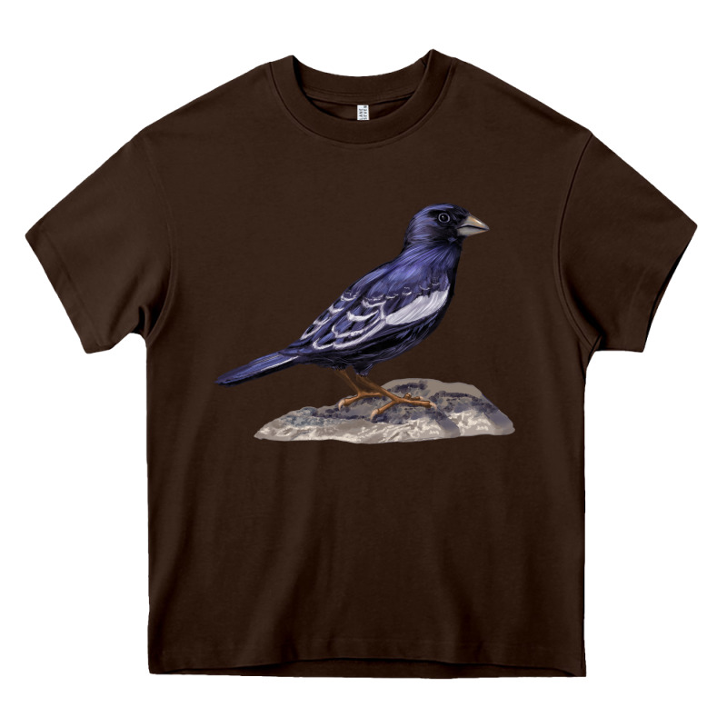 Lark Bunting Colorado State Bird Heavy Core Tee by RanaPortraitStore | Teevron