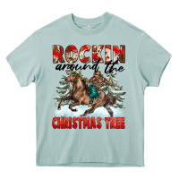 Arona Rockin Around The Christmas Tree Rodeo Heavy Core Tee - FaDigitalArtStudio
