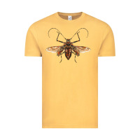 Vintage Mustard acrocinus beetle with wings Vintage Tee - LillyAllenDesigns