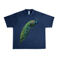 Navy Peacock Urban Heavy Tee - LillyAllenDesigns