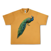 Peanut Butter Peacock Urban Heavy Tee - LillyAllenDesigns