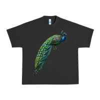 Pigment Black Peacock Urban Heavy Tee - LillyAllenDesigns