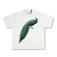 Pistachio Peacock Urban Heavy Tee - LillyAllenDesigns