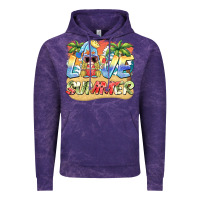 Cloud Purple love summer gnomes  Background Vintage Hoodie - BarkalooDesign
