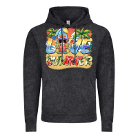 Vintage Black love summer gnomes  Background Vintage Hoodie - BarkalooDesign
