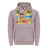 Vintage Zinc love summer gnomes  Background Vintage Hoodie - BarkalooDesign