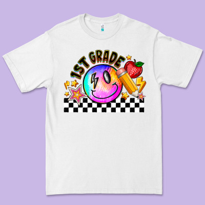 1st Grade Premium Tee Designed By Cowhidedigitalart