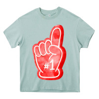 Arona number one foam finger Heavy Core Tee - FaDigitalArtStudio