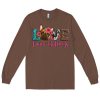 Love French Bulldogs Long Sleeve Tee | Teevron