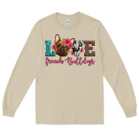 Mushroom love french bulldogs Long Sleeve Tee - Artiststas