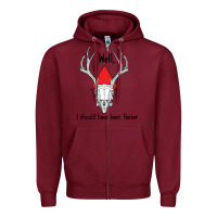 Burgundy I should have been faster Zipper Hoodie - Bettercallsaul