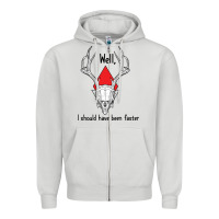 Dove Grey I should have been faster Zipper Hoodie - Bettercallsaul