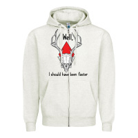Oatmeal Heather I should have been faster Zipper Hoodie - Bettercallsaul