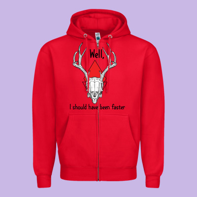 I Should Have Been Faster Zipper Hoodie Designed By Bettercallsaul