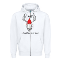 White I should have been faster Zipper Hoodie - Bettercallsaul