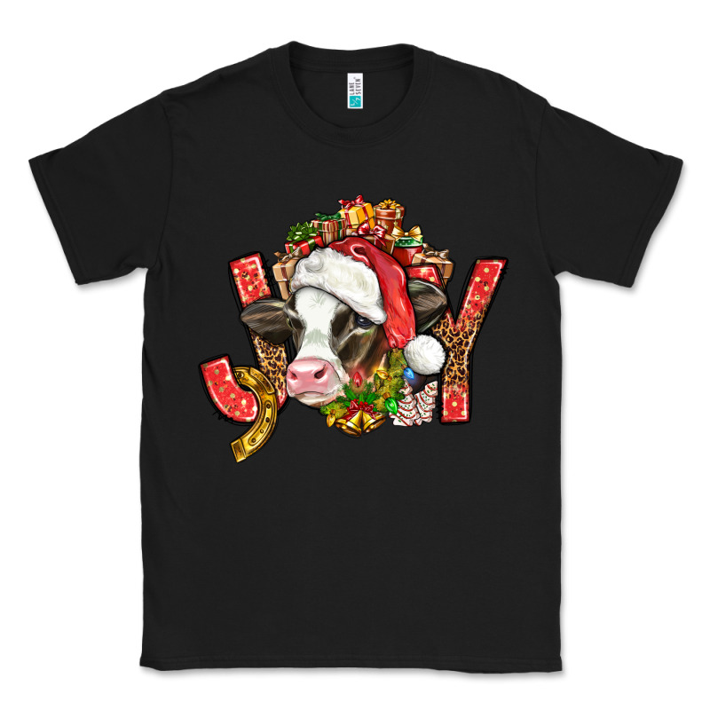 Joy Christmas With Cow Bbs Classic Tee by BundleAndBundleShop | Teevron