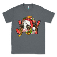 Charcoal Heather joy christmas with cow bbs Classic Tee - BundleAndBundleShop