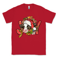 Red joy christmas with cow bbs Classic Tee - BundleAndBundleShop