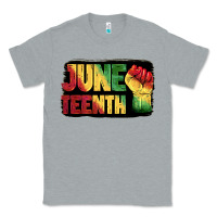 Heather Grey juneteenth Classic Tee - BarkalooDesign