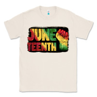 Natural juneteenth Classic Tee - BarkalooDesign