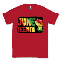 Red juneteenth Classic Tee - BarkalooDesign
