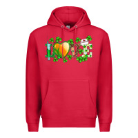 Cardinal st.patrick's nurse love heart stethoscope Premium Hoodie - BarkalooDesign