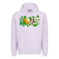 Lilac st.patrick's nurse love heart stethoscope Premium Hoodie - BarkalooDesign