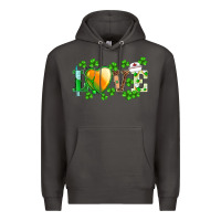 Smoke st.patrick's nurse love heart stethoscope Premium Hoodie - BarkalooDesign