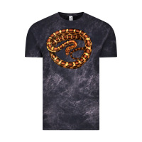 Cloud Black Corn Snake Illustrations Vintage Tee - LillyAllenDesigns