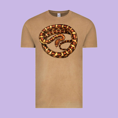 Corn Snake Illustrations Vintage Tee Designed By Lillyallendesigns