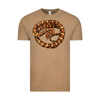 Vintage Coffee Corn Snake Illustrations Vintage Tee - LillyAllenDesigns