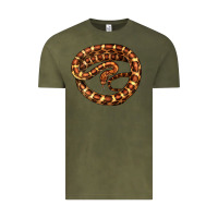 Vintage Olive Corn Snake Illustrations Vintage Tee - LillyAllenDesigns