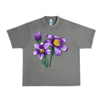 Tornado Pasque Flower Illustrations Urban Heavy Tee - LillyAllenDesigns