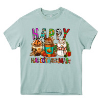 Arona Happy hallothankmas coffee cups Heavy Core Tee - FaDigitalArtStudio