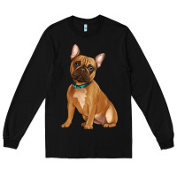 Black french bulldog Long Sleeve Tee - Artiststas
