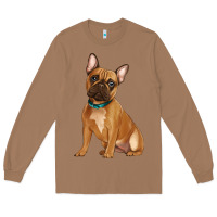 Toasted Coconut french bulldog Long Sleeve Tee - Artiststas