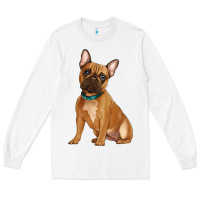 White french bulldog Long Sleeve Tee - Artiststas